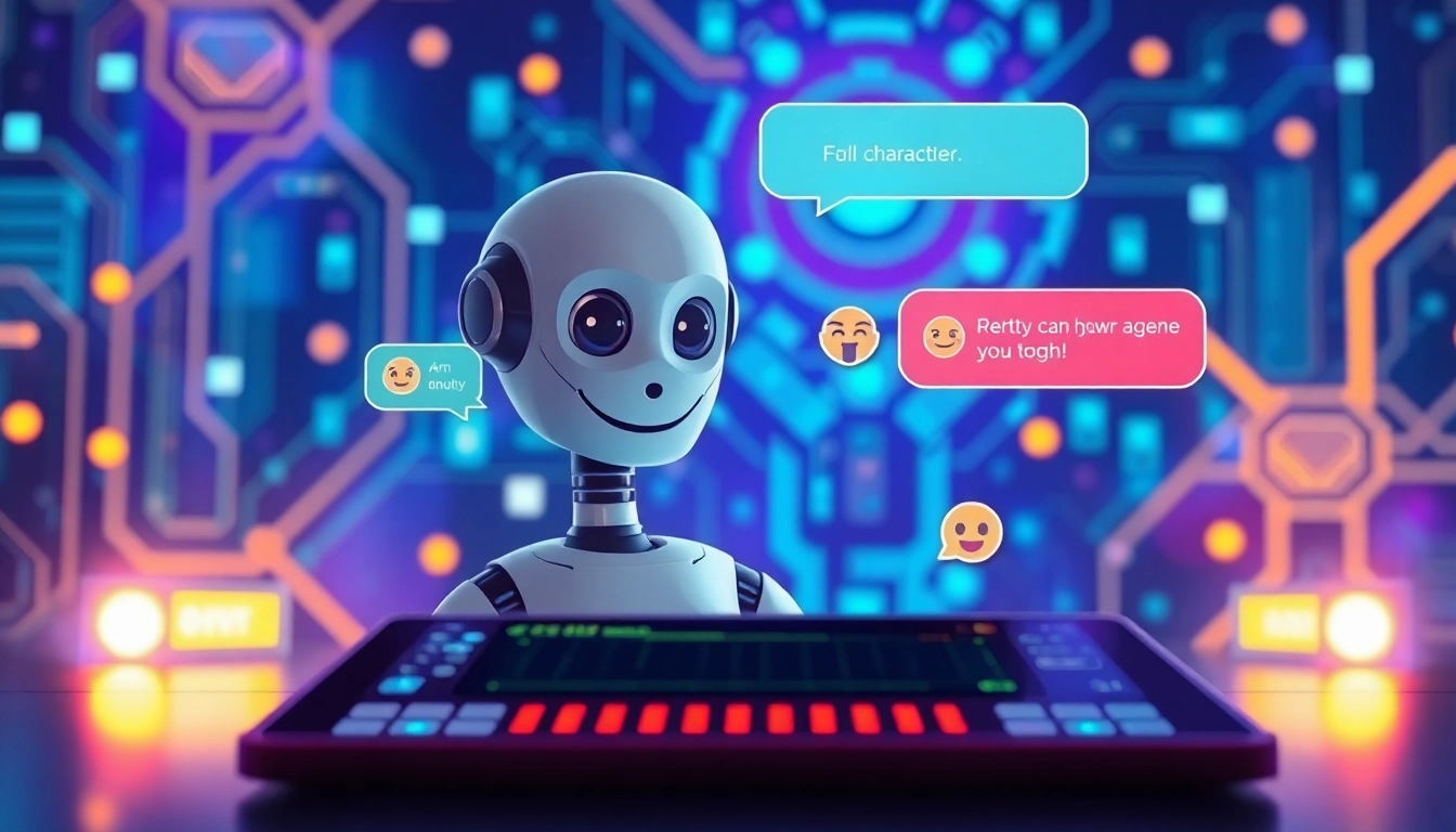 Engage in lively chats with AI characters via crush on ia platform, showcasing interactive communication.