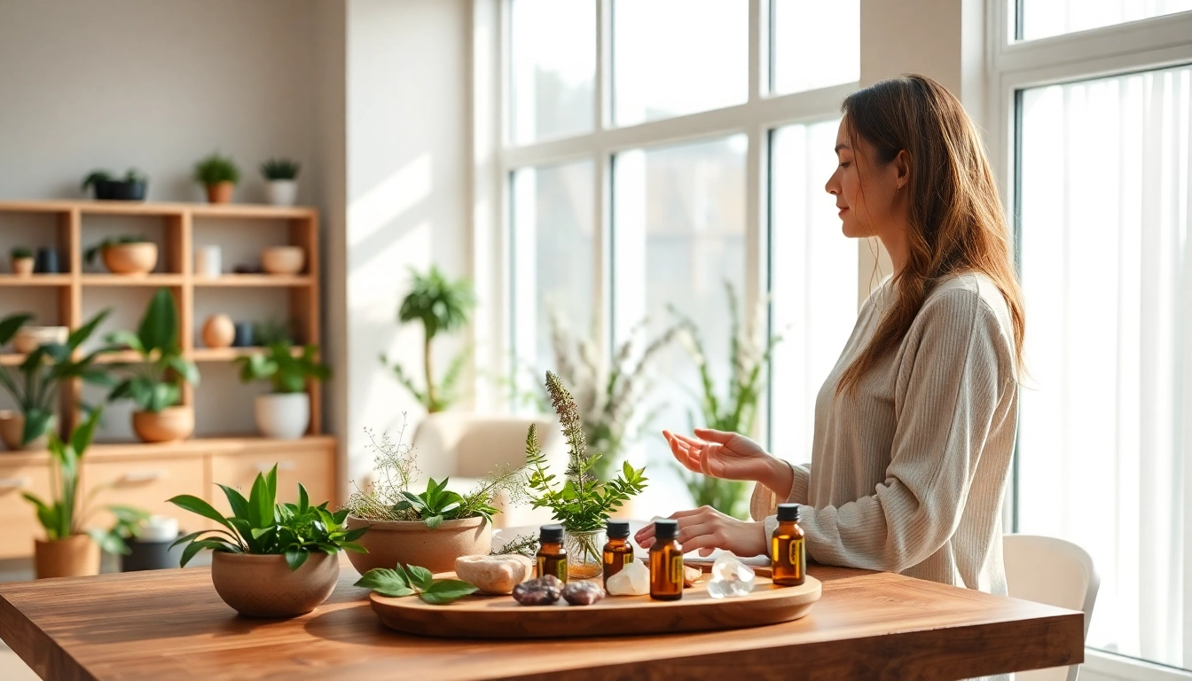 Optimale Naturheilkunde Beratung in einem ruhigen klinischen Umfeld mit natürlichen Heilmitteln.