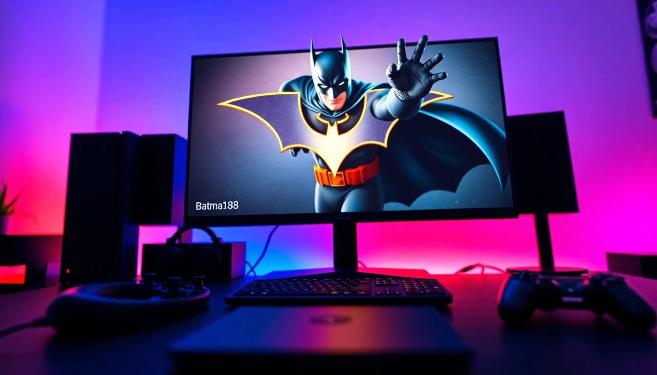 Meriahkan permainan game batman138 dengan pengaturan gaming yang modern dan dinamis.
