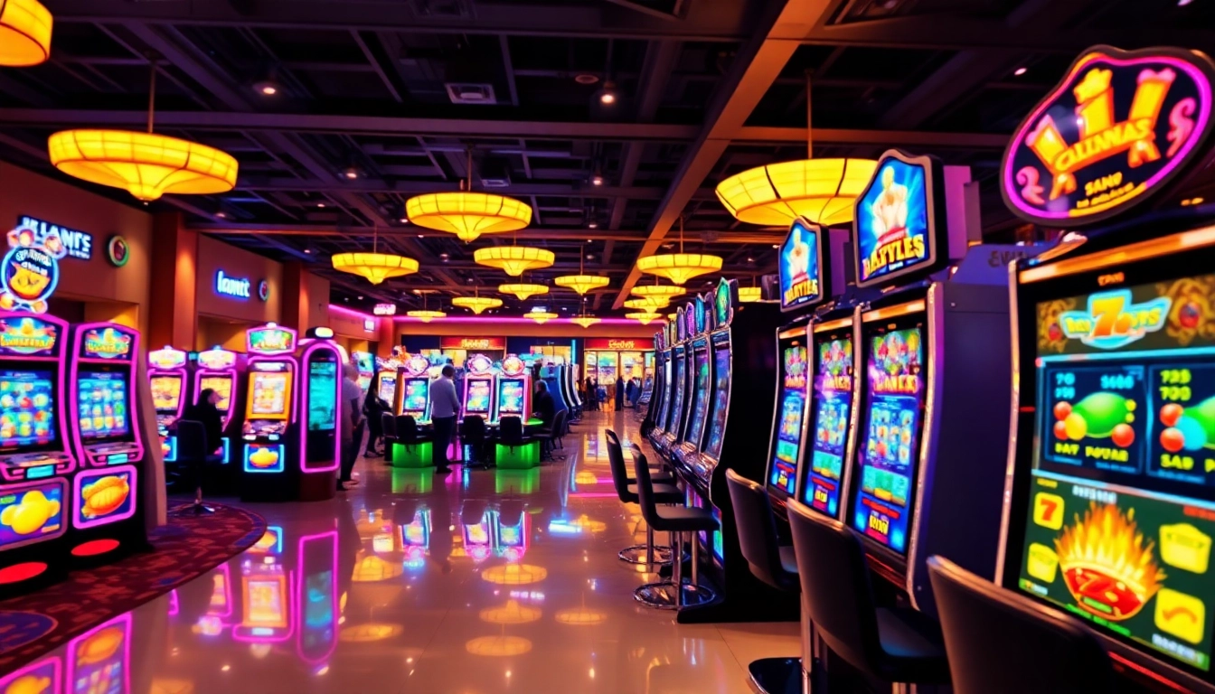 Memenangkan permainan slot di https://batman138ss.com dengan lampu warna-warni dan mesin slot yang menarik.