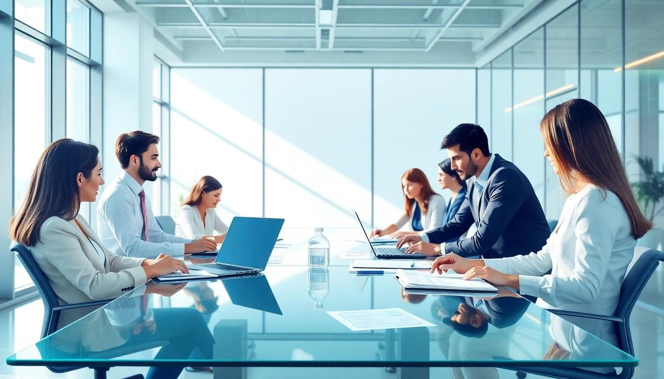 Quickplus Business Consultants fostering collaboration in a modern office atmosphere